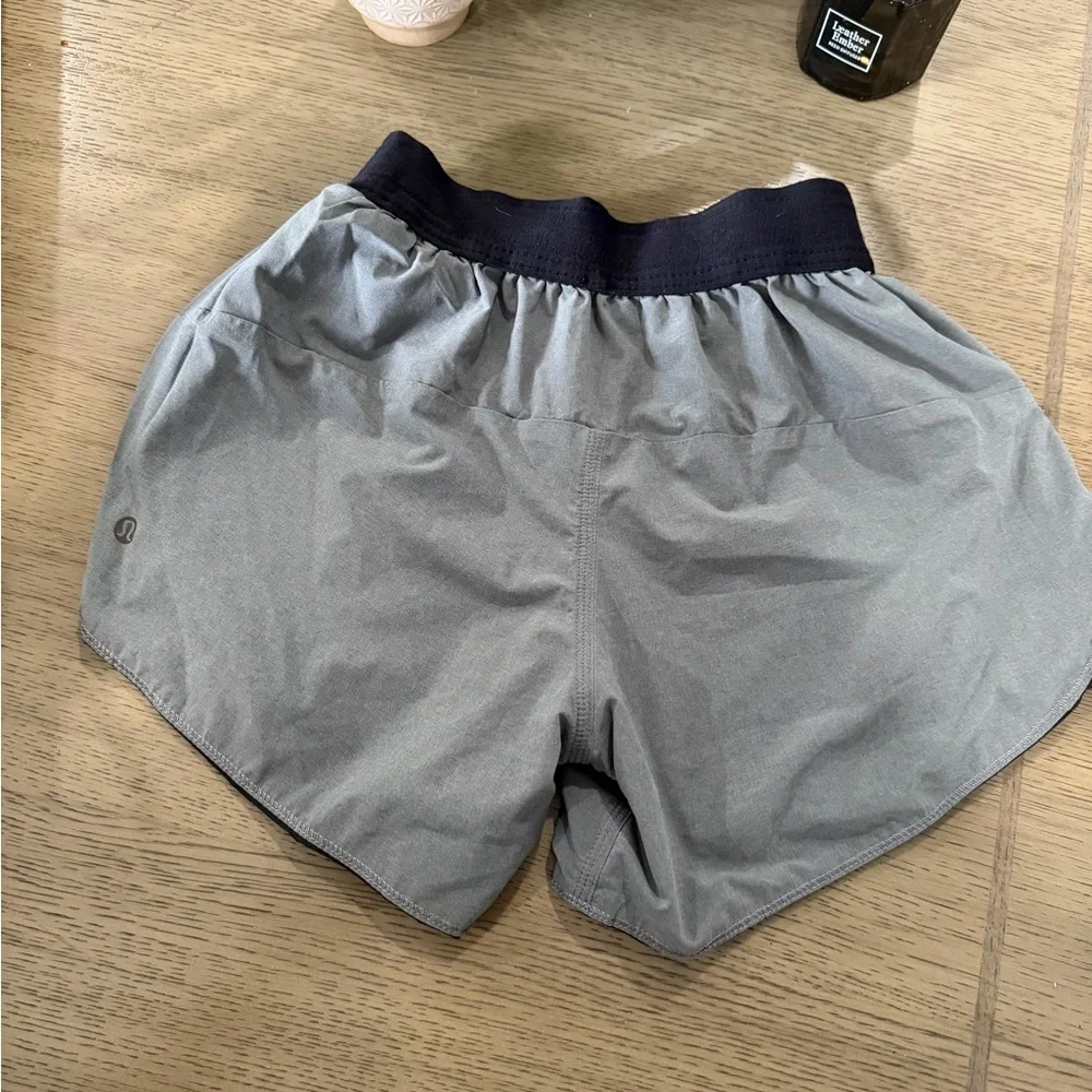 lululemon Women's Black Athletic Running revesible Shorts He lacks the shot.